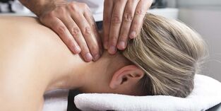 massagem para osteocondrose cervical